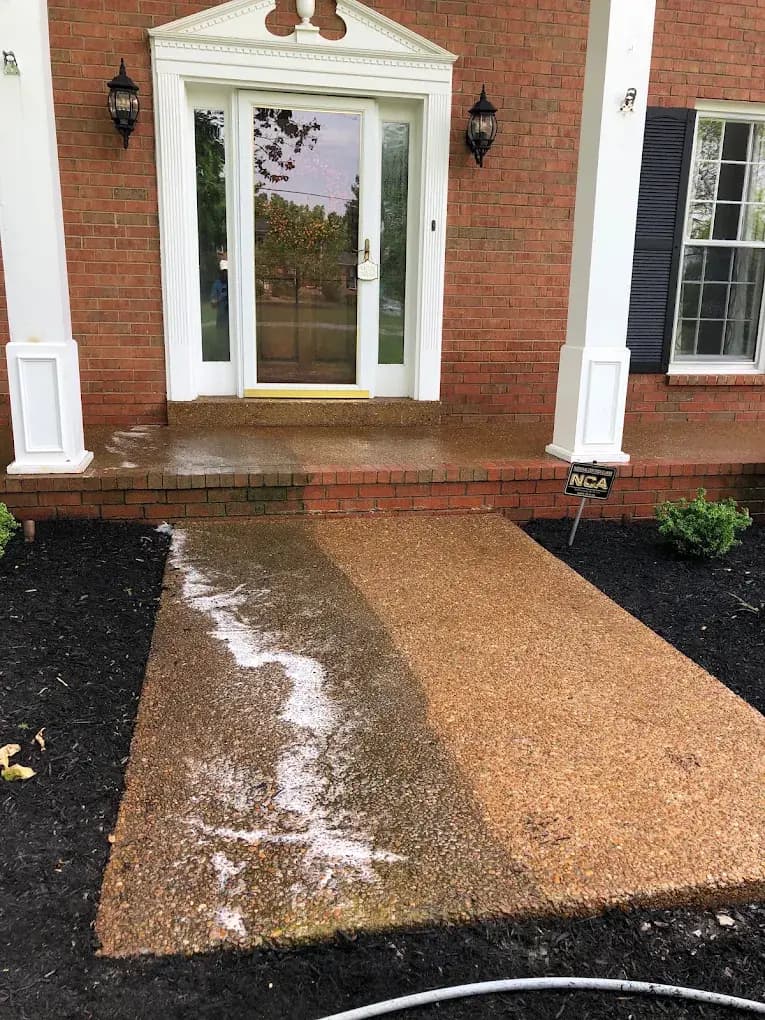 Concrete Driveway Cleaning & Sealing